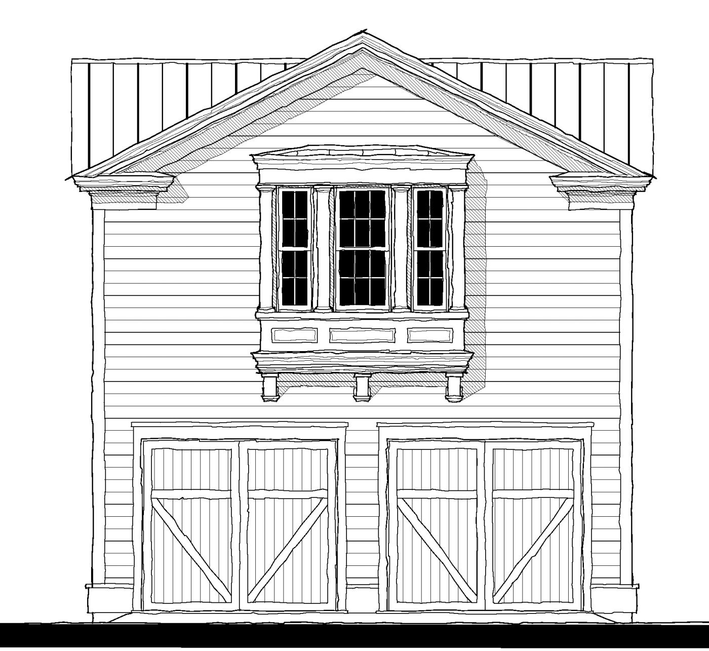 12344-2 Garage — featured elevation