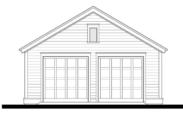 12376 Garage — featured elevation