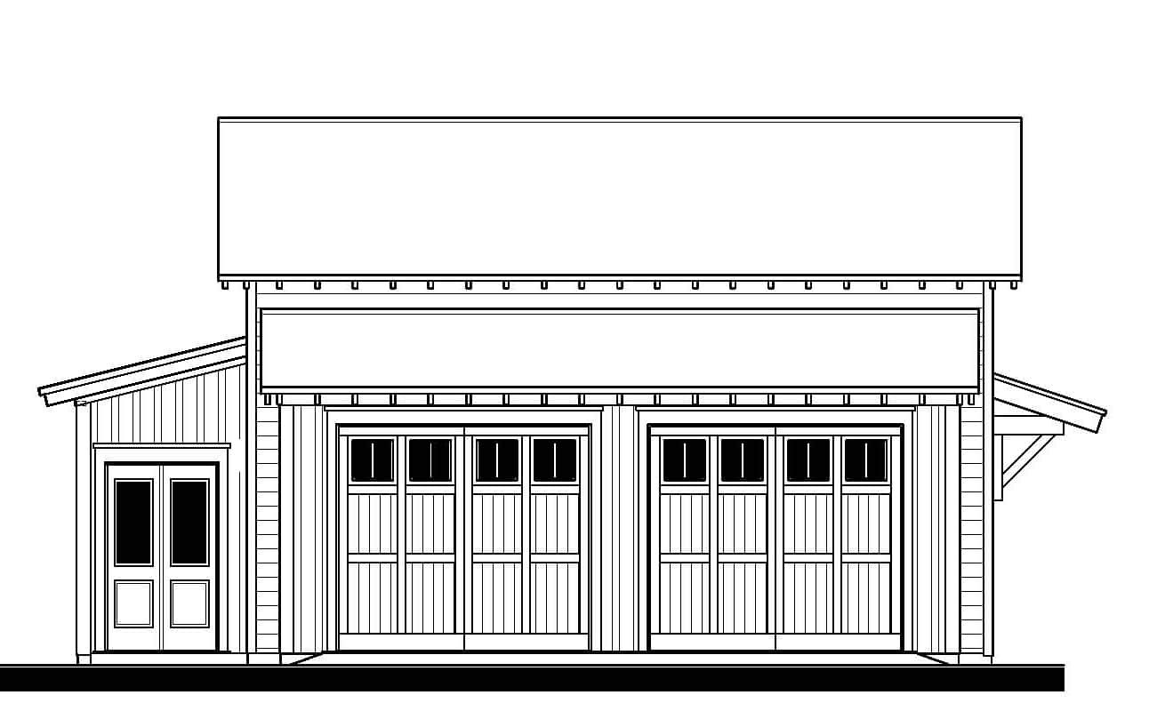 133106 Garage — featured elevation