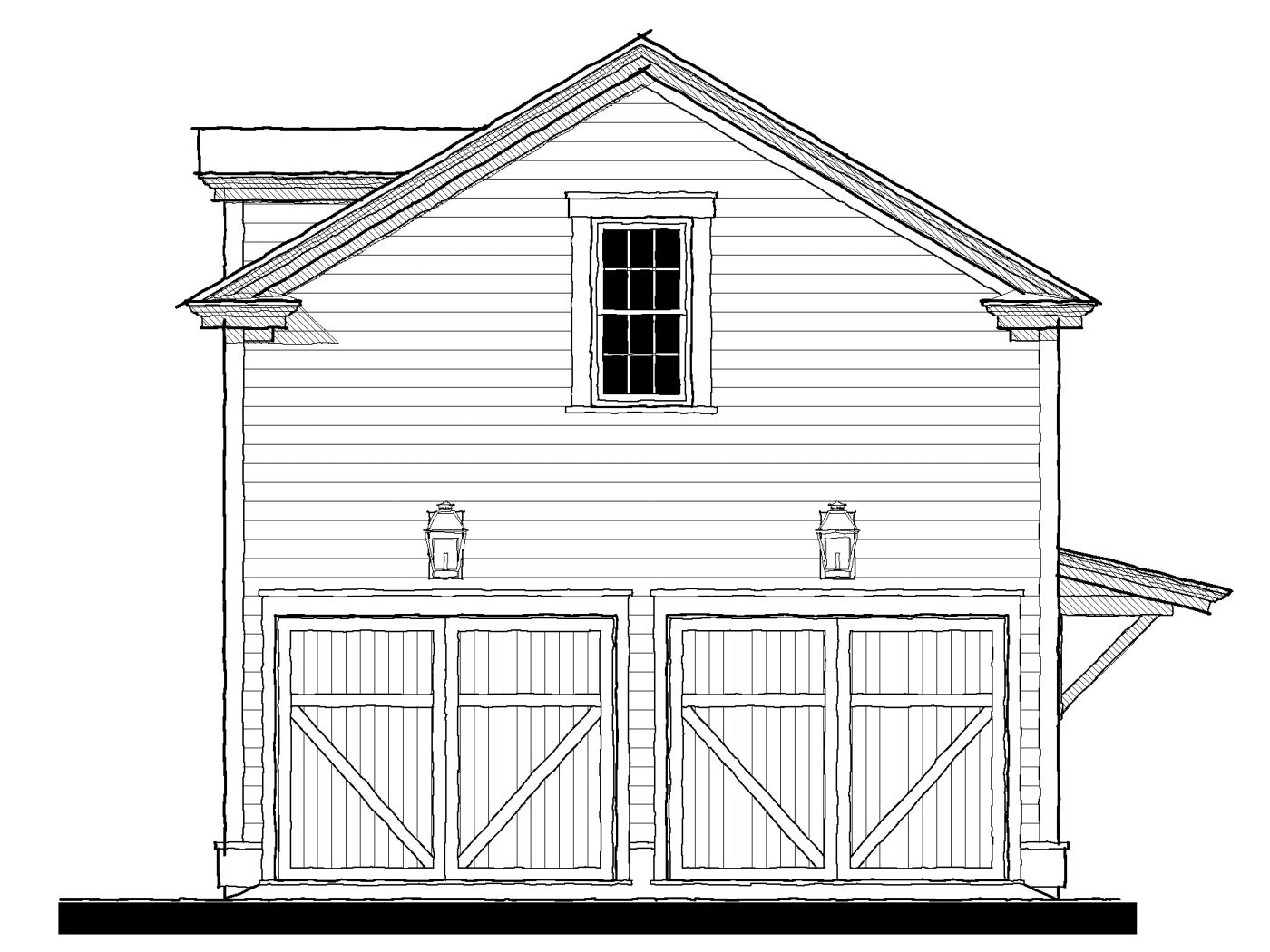 133127 Garage — featured elevation