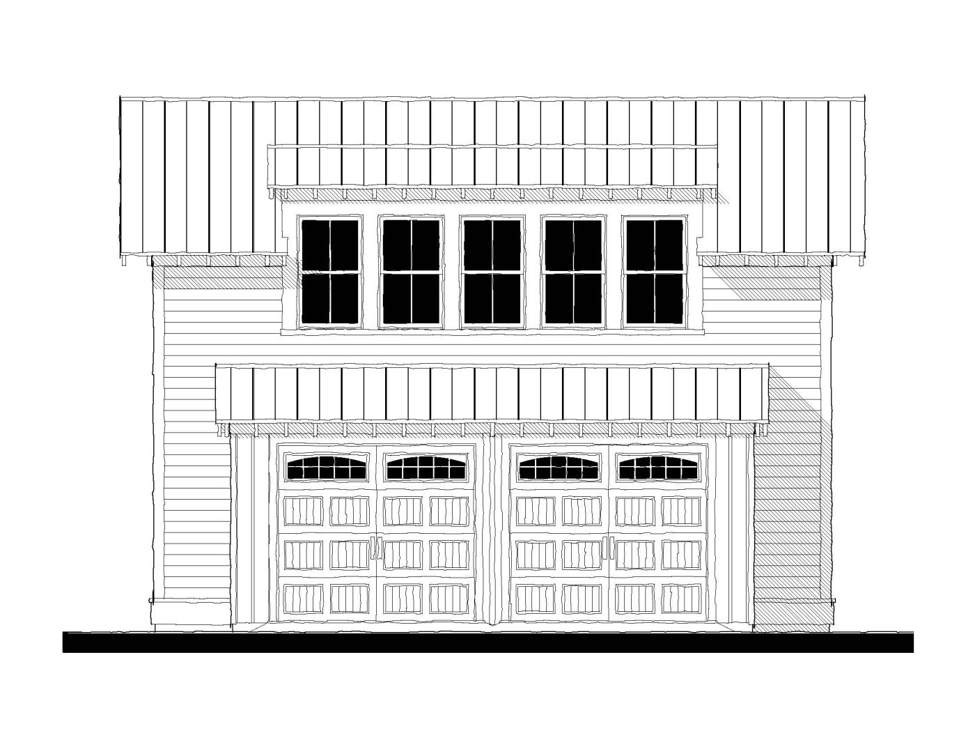 133131 Garage — featured elevation