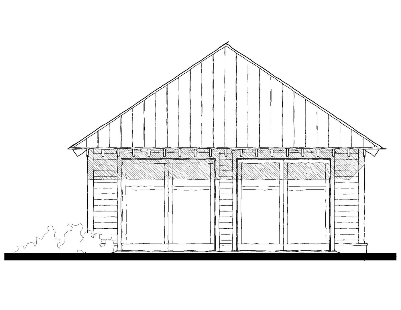 133175 Garage — featured elevation
