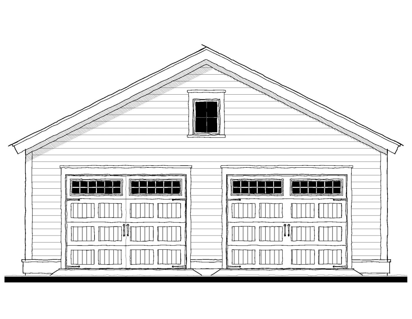 143202 Garage — featured elevation