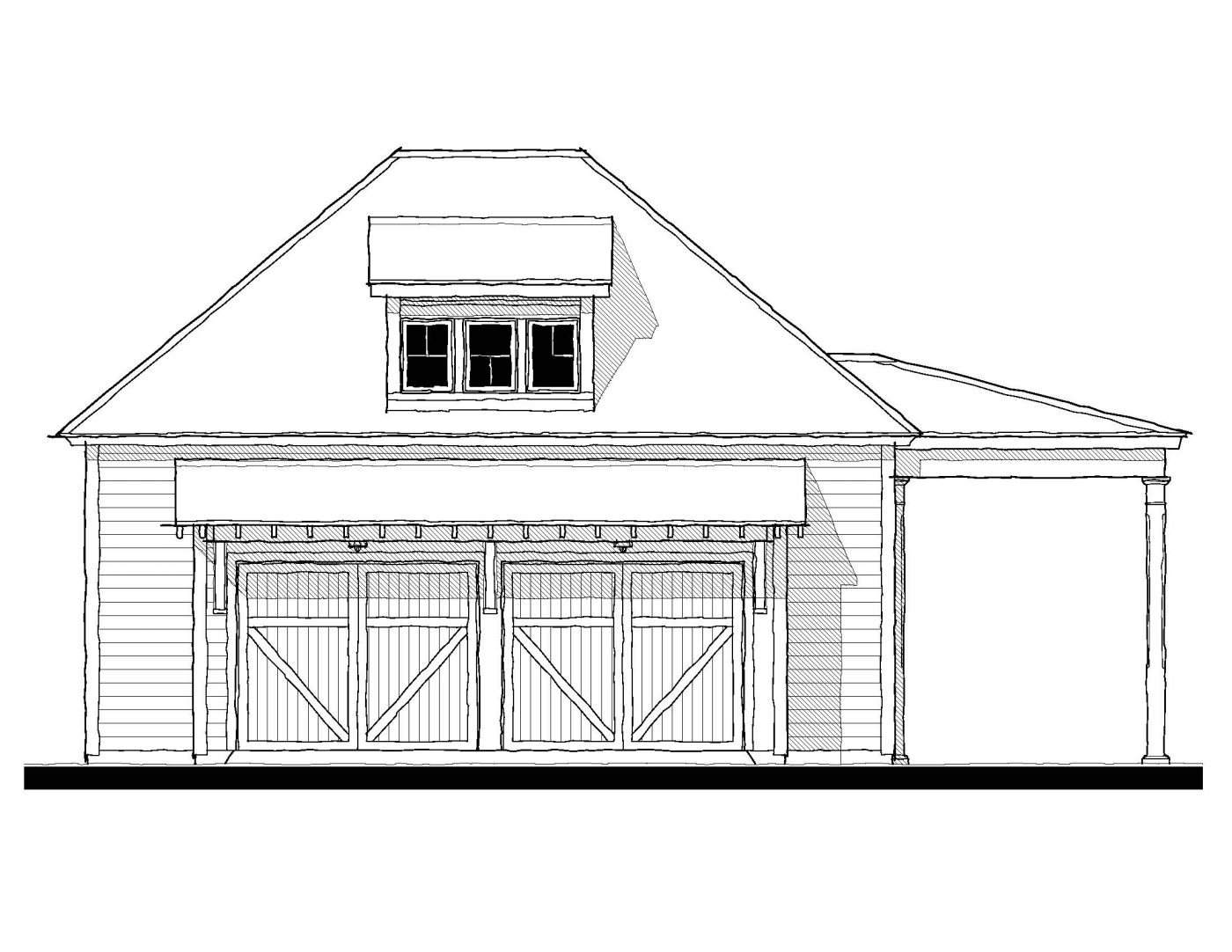 153101 Garage — featured elevation