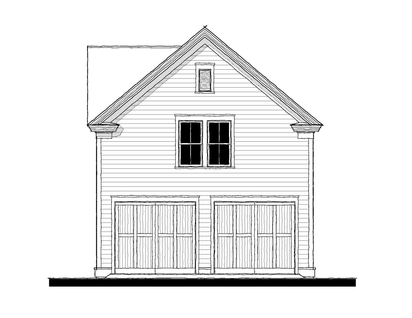 153162 Garage — featured elevation