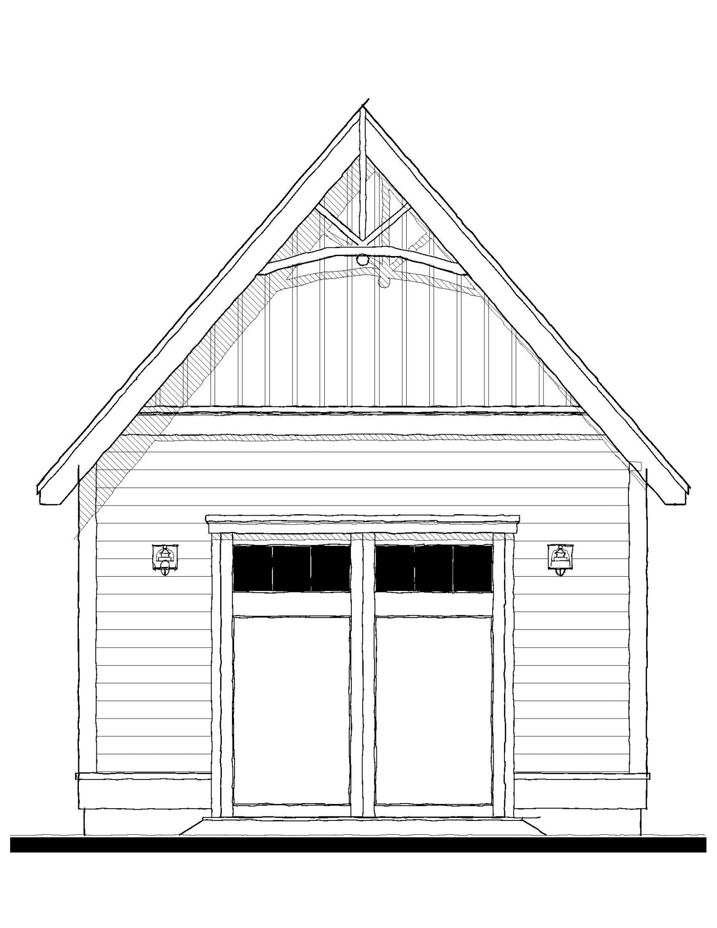 153175 Garage — featured elevation