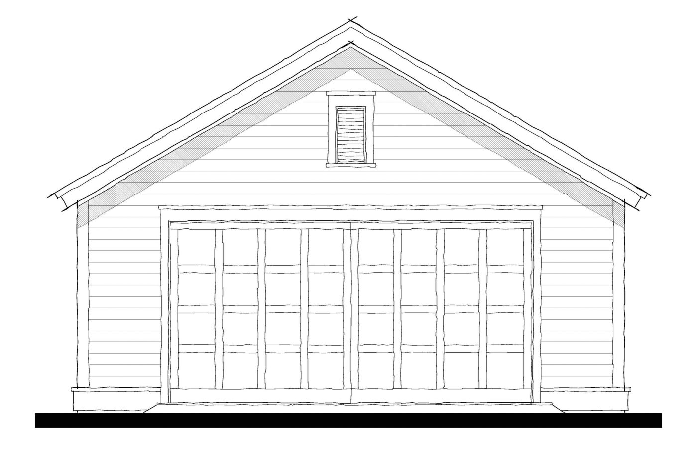 153177 Garage — featured elevation
