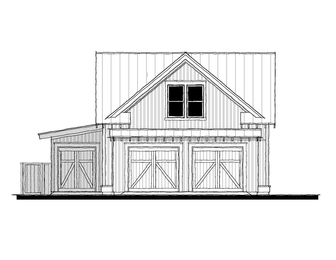 153237 Garage — featured elevation