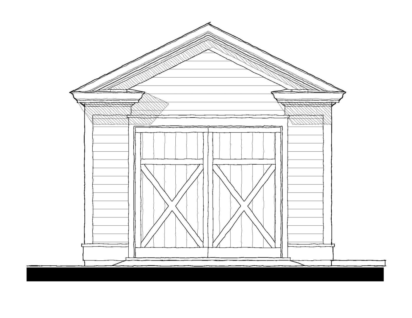 153259 Garage — featured elevation