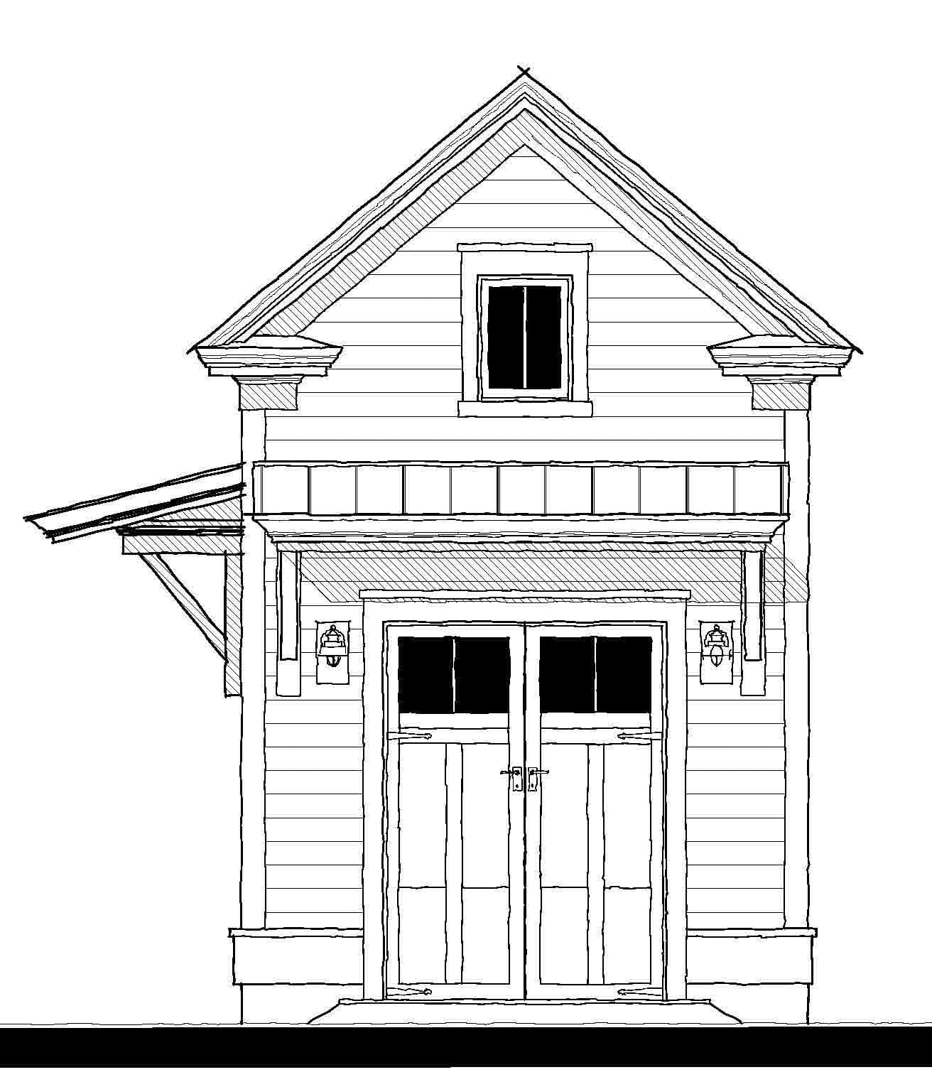 153269 Garage — featured elevation