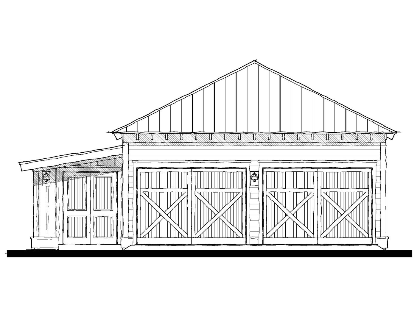 15336 Garage — featured elevation