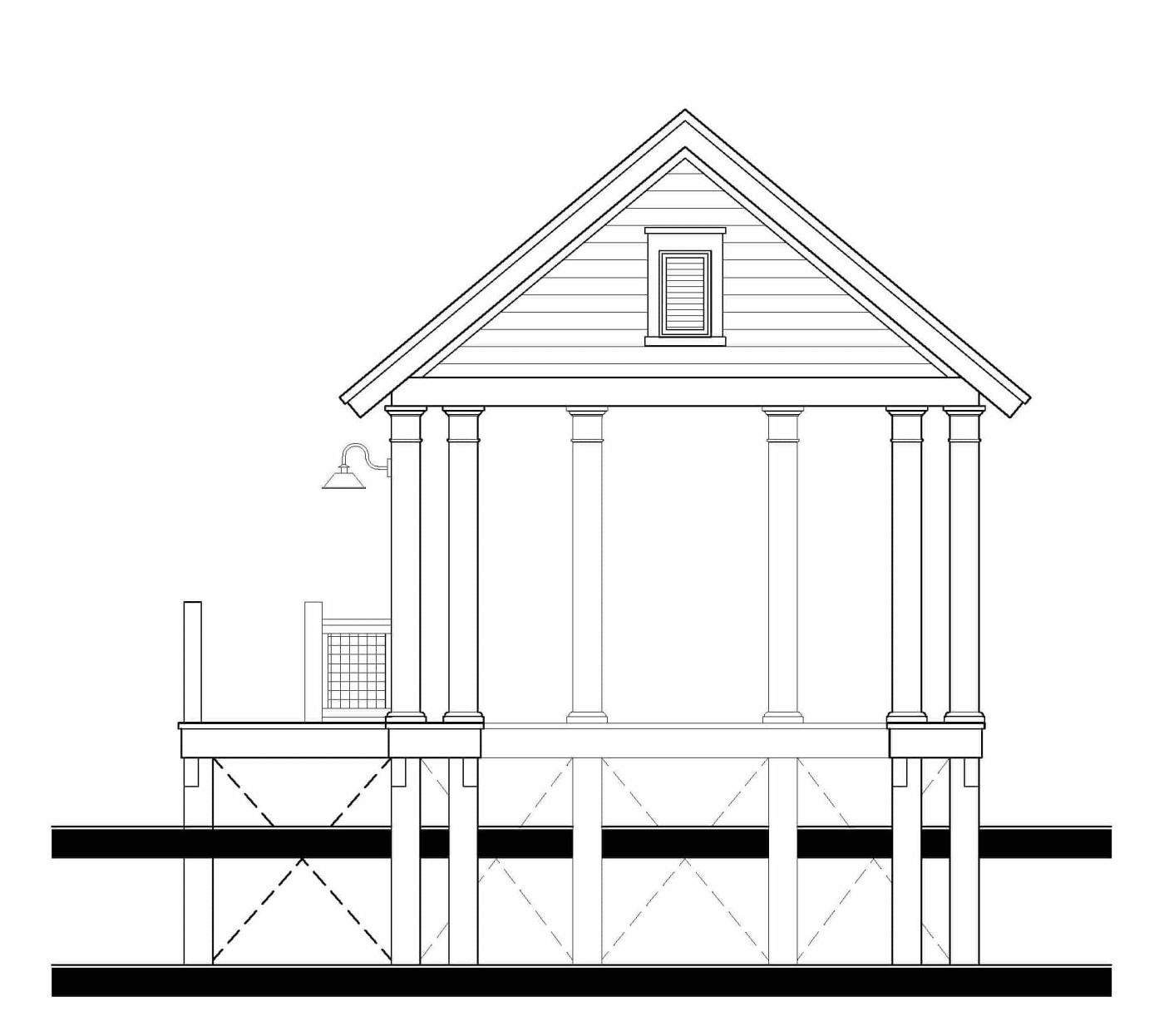 173108 Boathouse — featured elevation