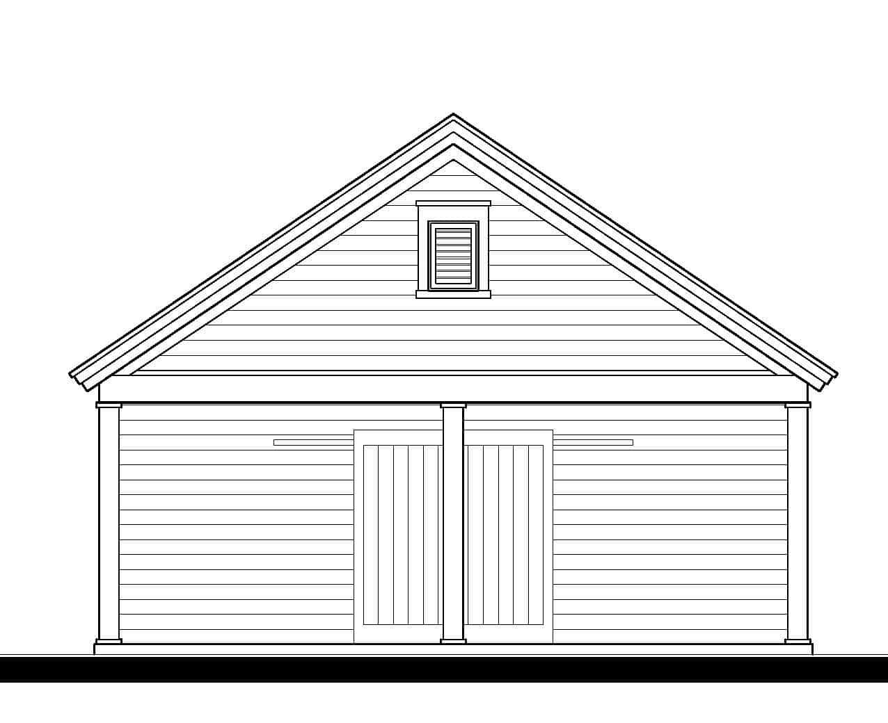 17346 Carport — featured elevation