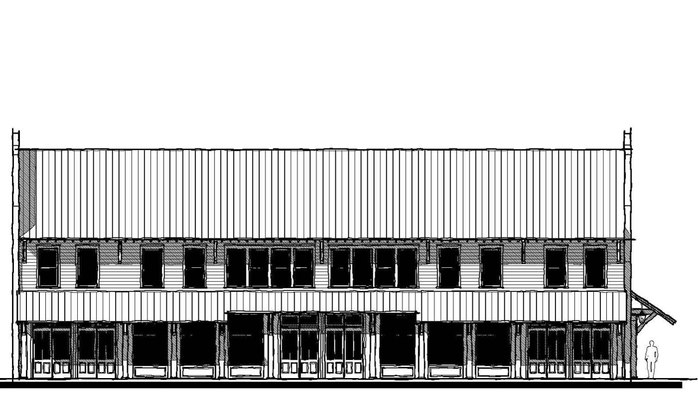 18202-C1 Mixed Use — featured elevation
