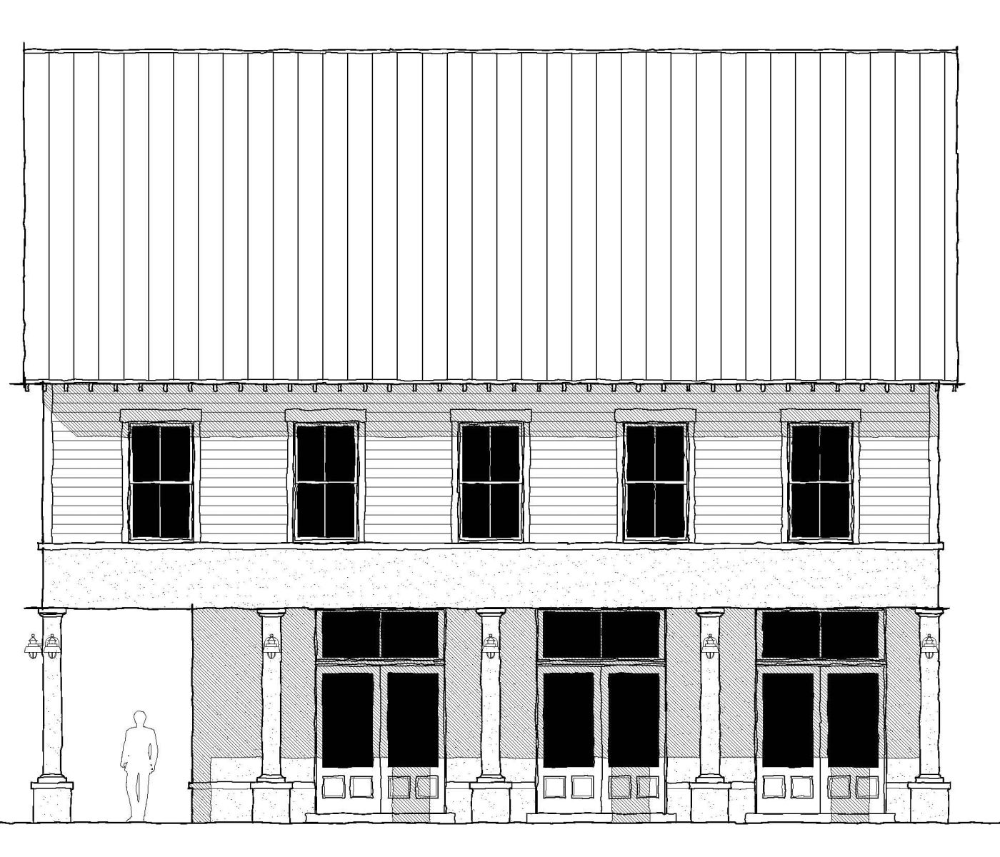 18202-M1 Mixed Use — featured elevation