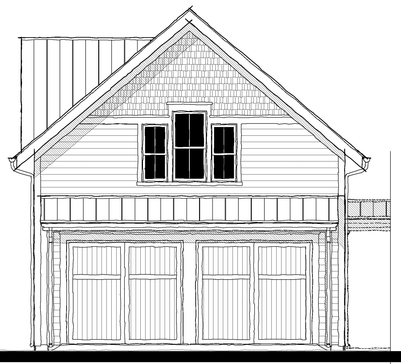 183176 Garage — featured elevation
