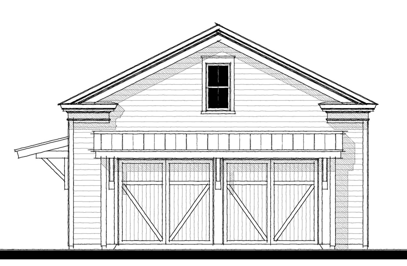 18354 Garage — featured elevation