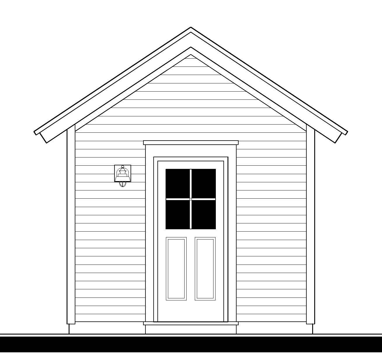 19317 Shed — featured elevation