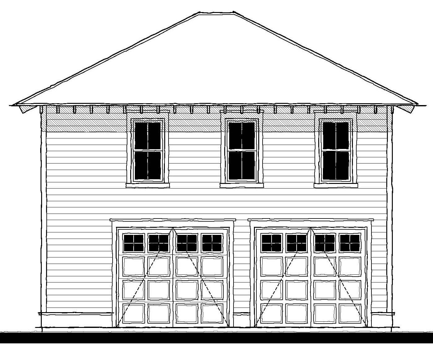 19348 Garage — featured elevation