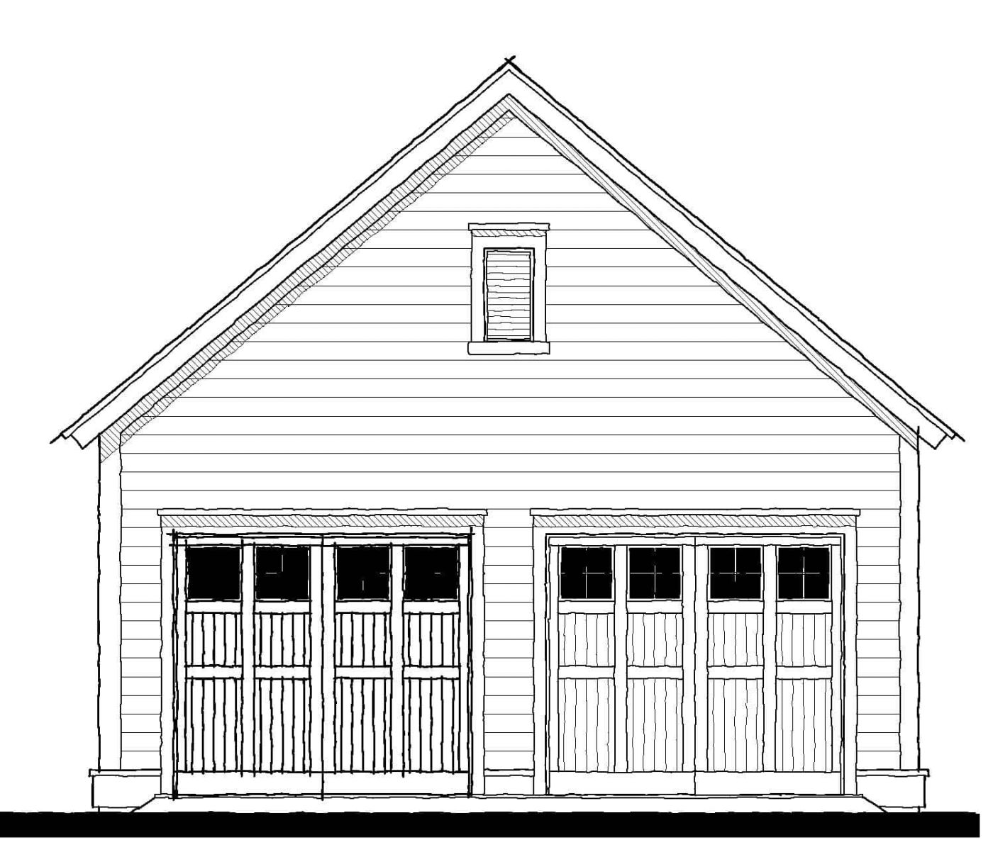 19355 Garage — featured elevation