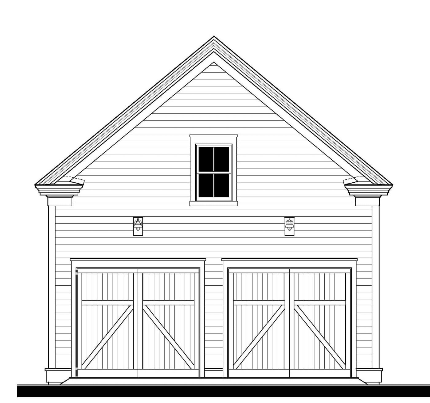 20101 Guest Garage — featured elevation