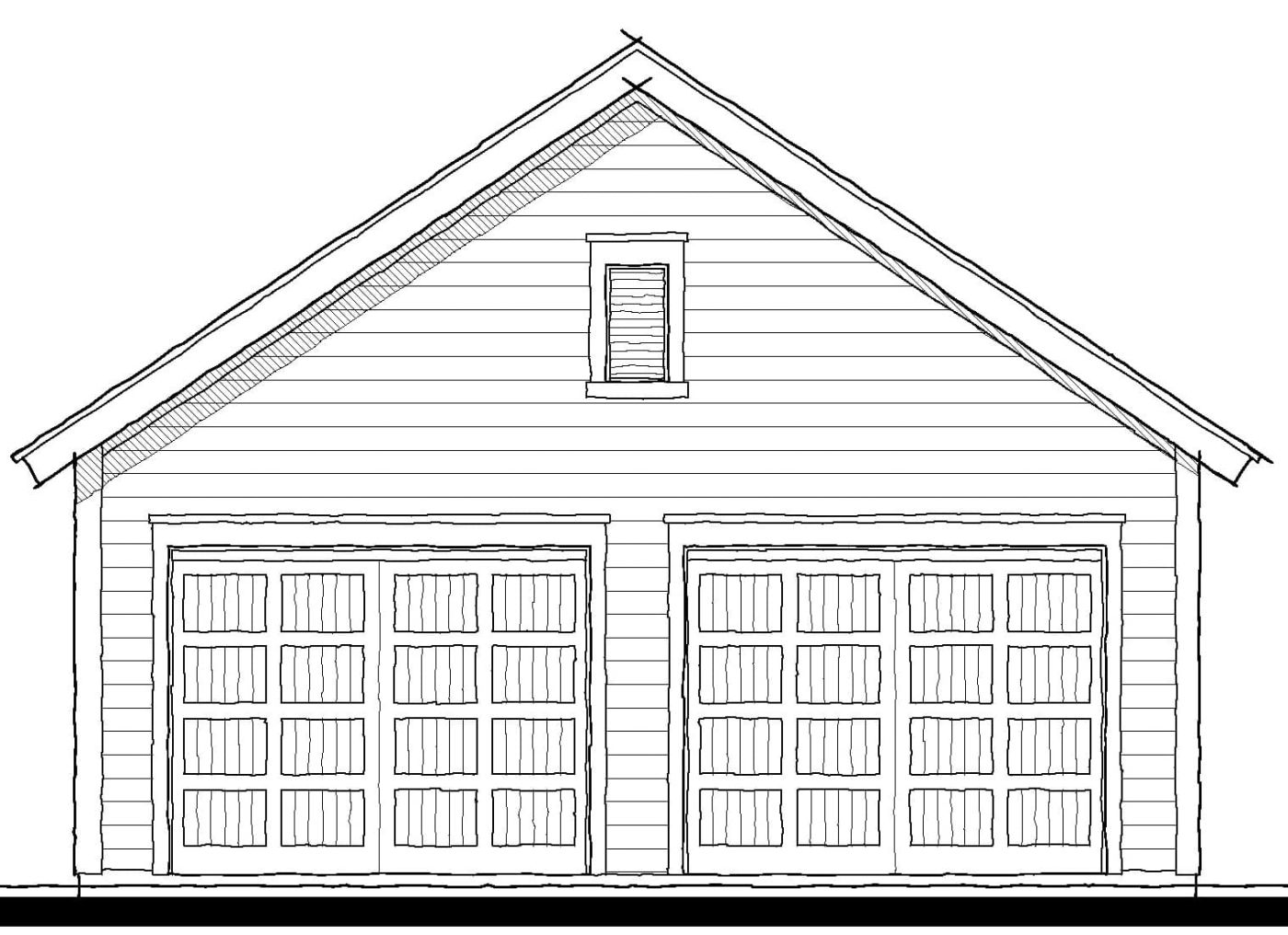 21306 Garage — featured elevation