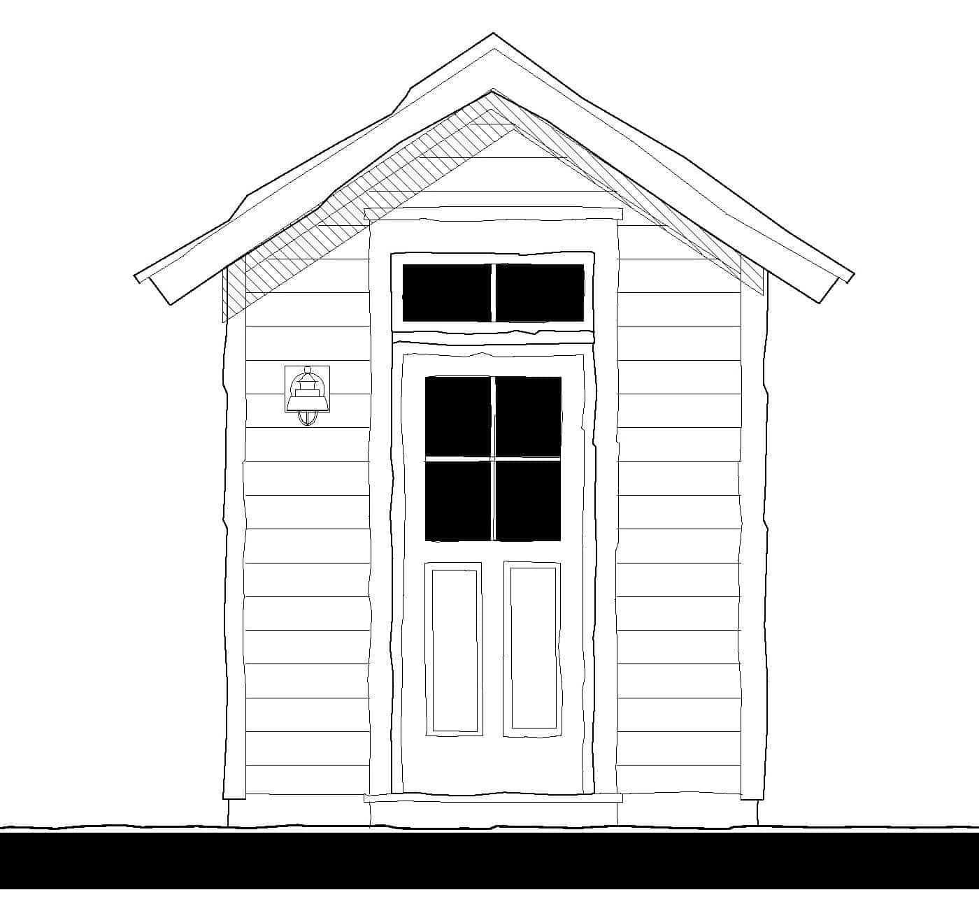 213176 Shed — featured elevation