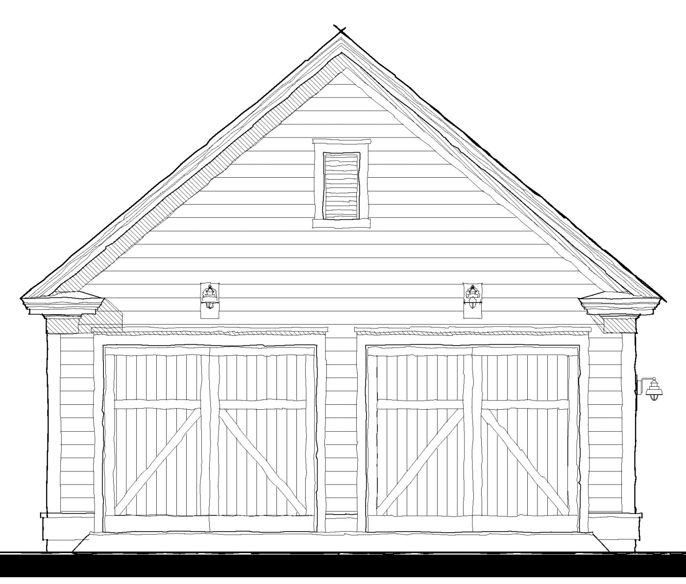 213195 Garage — featured elevation