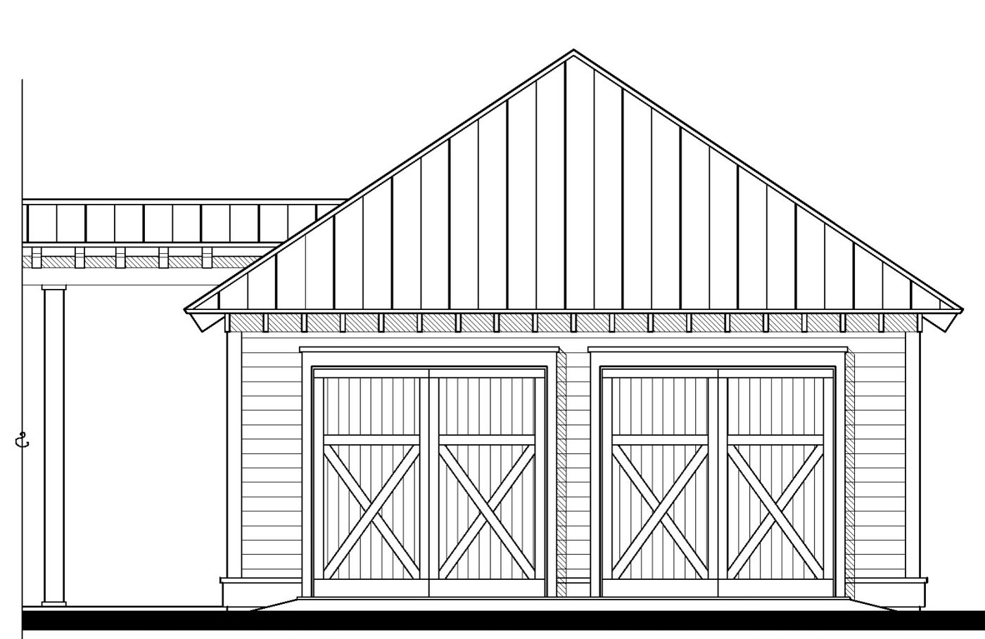 213205 Garage — featured elevation