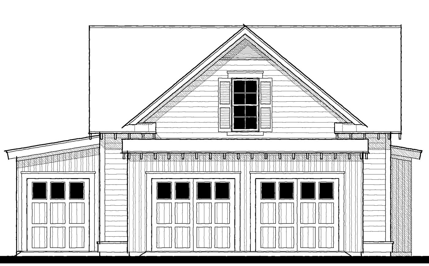 213219 Garage — featured elevation