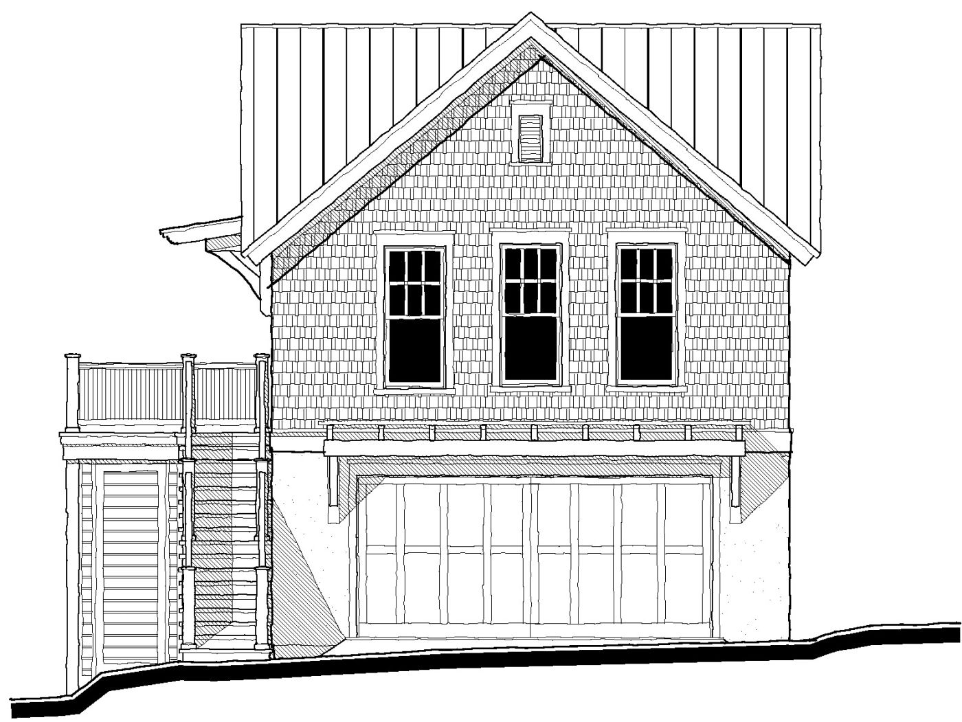 22348 Garage — featured elevation