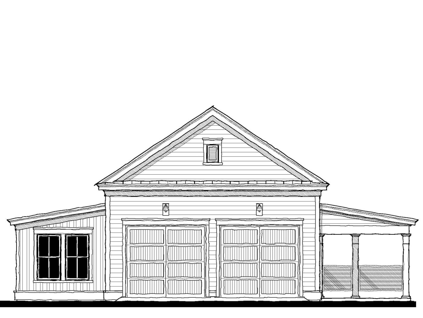 22362 Garage (22362G) — featured elevation