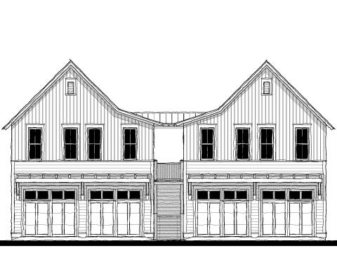 22371B Duplex Garage