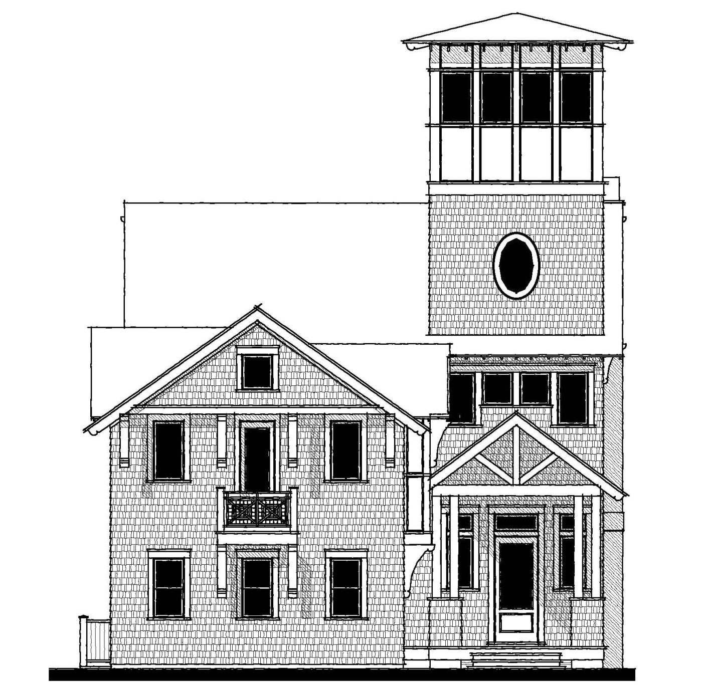 Allen's Tower (18119) — featured elevation
