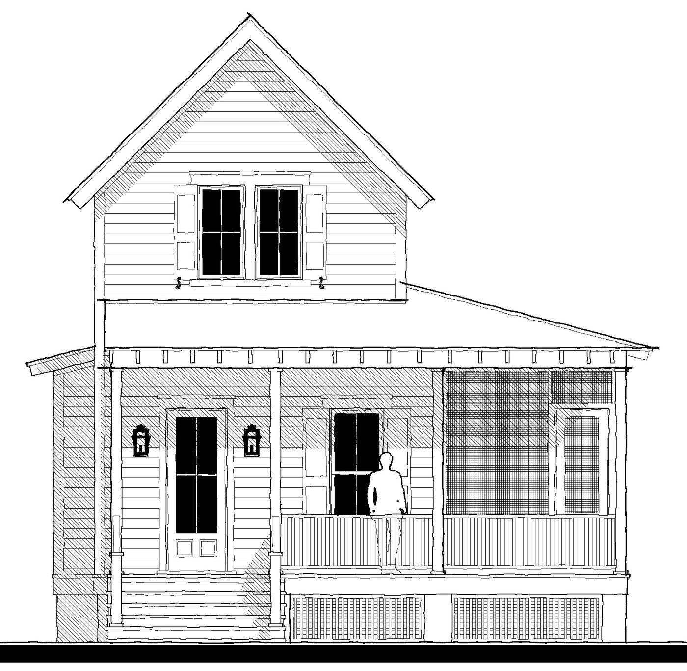Arching Oaks (21374) — featured elevation