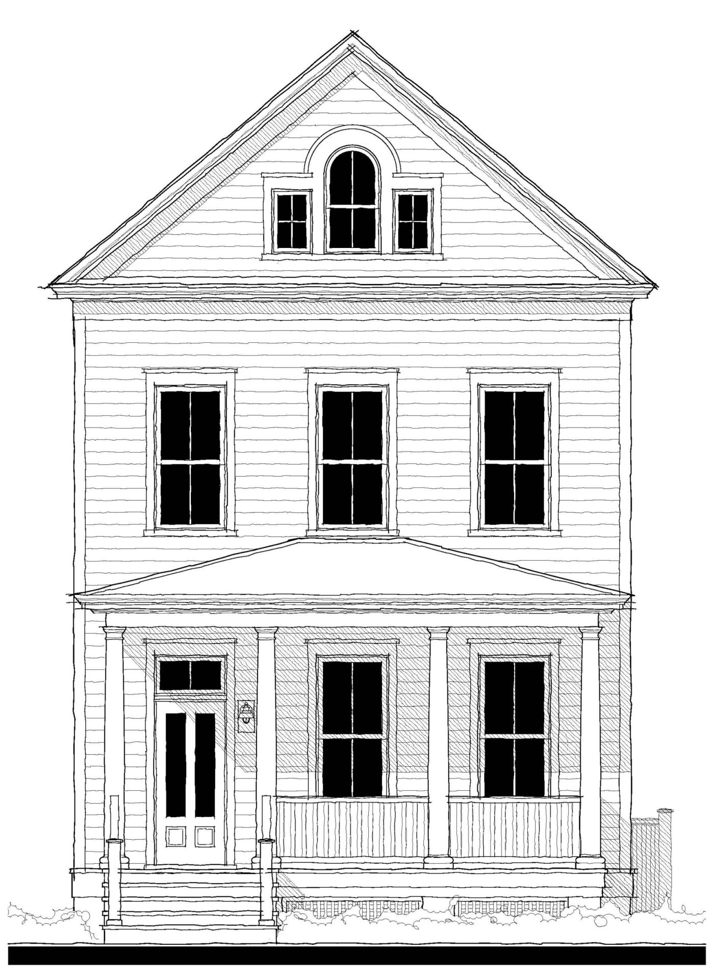 Barclay (053306) — featured elevation