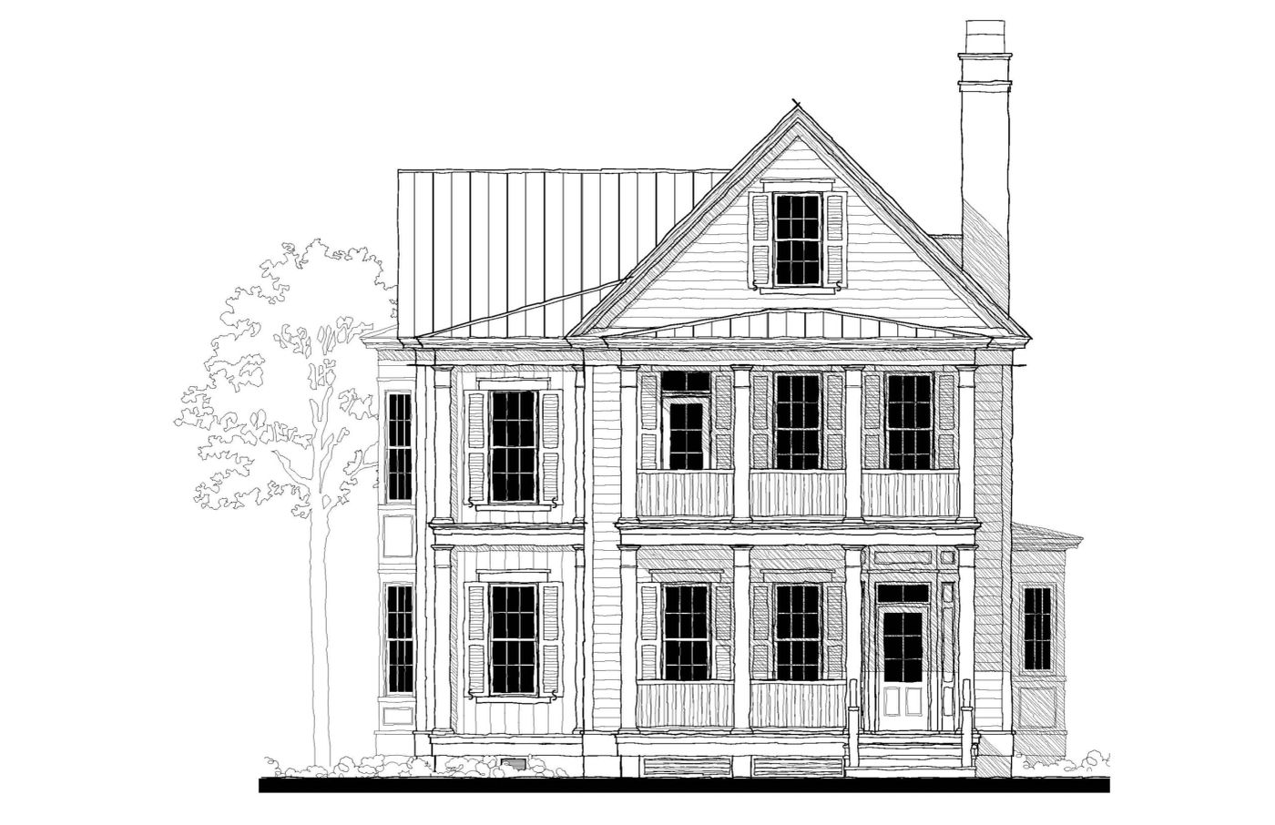 Bay Front Retreat (053337) — featured elevation