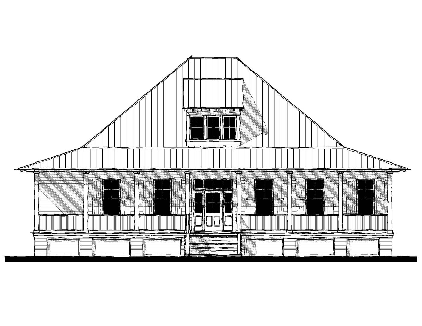 Bay Point Cottage (17377) — featured elevation