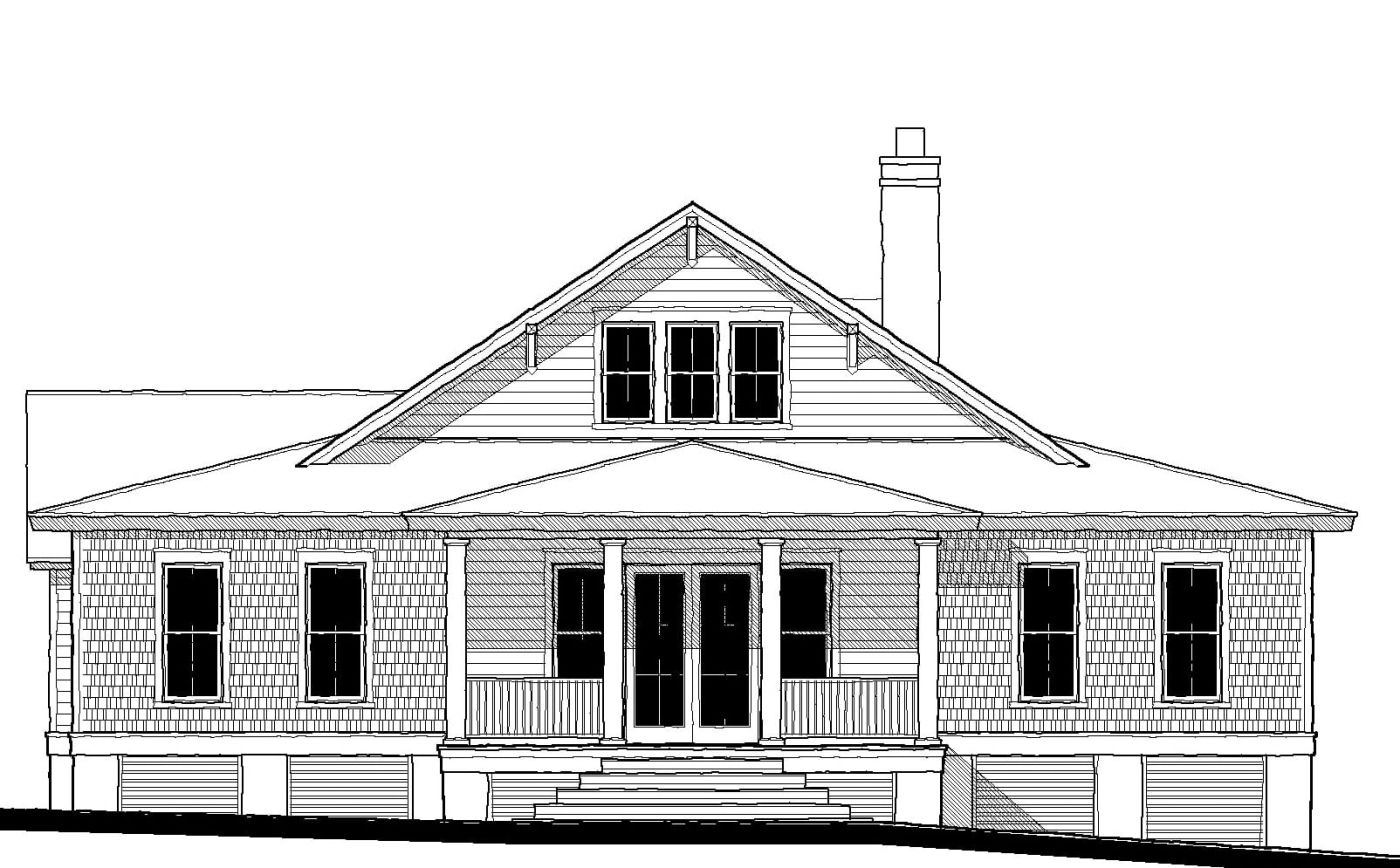 Beacon Street Cottage (21108) — featured elevation