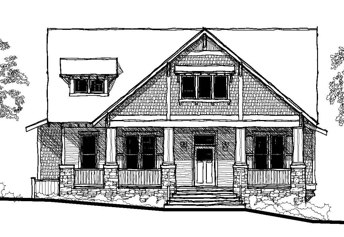 Beaucatcher Cottage — featured elevation