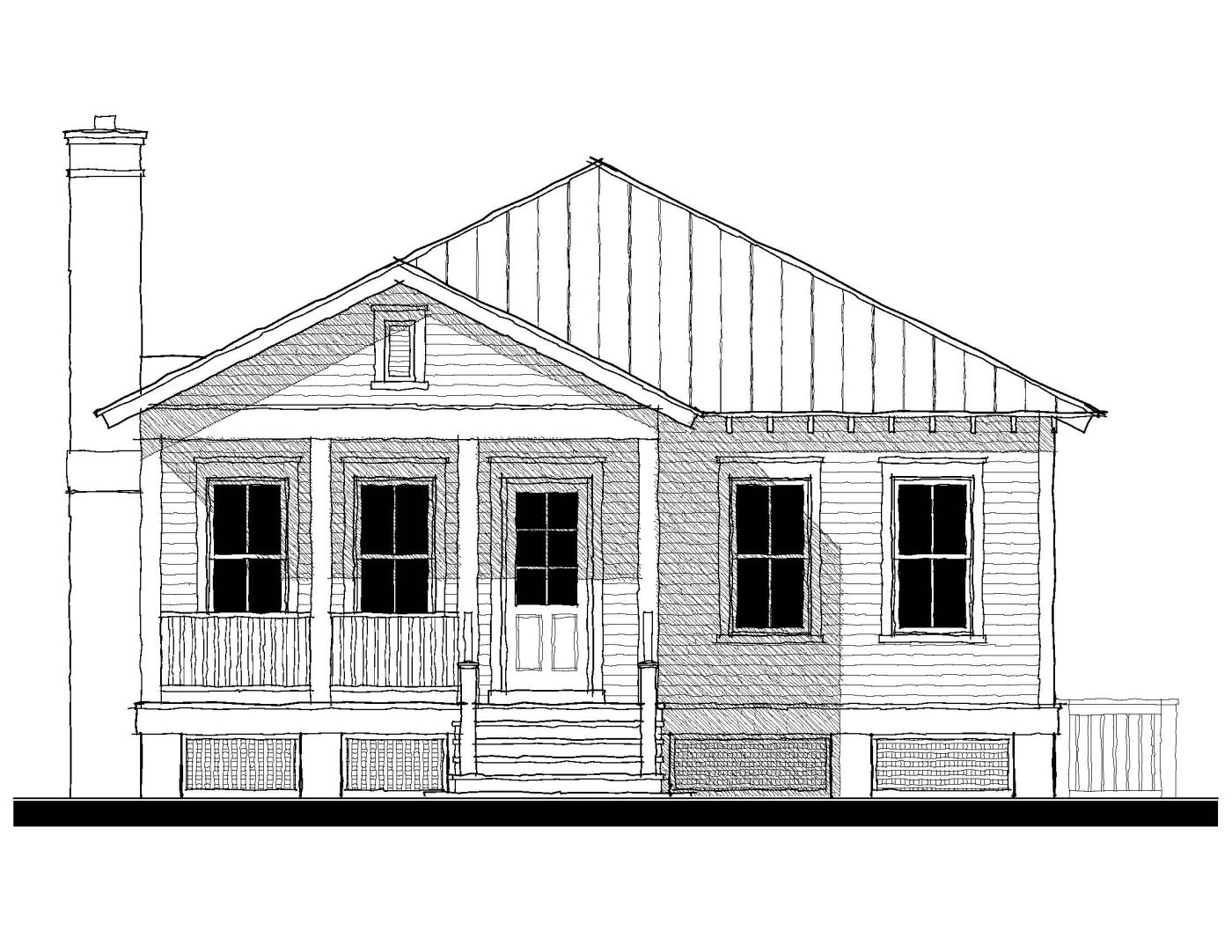 Beaufort River Cottage (153271) — featured elevation