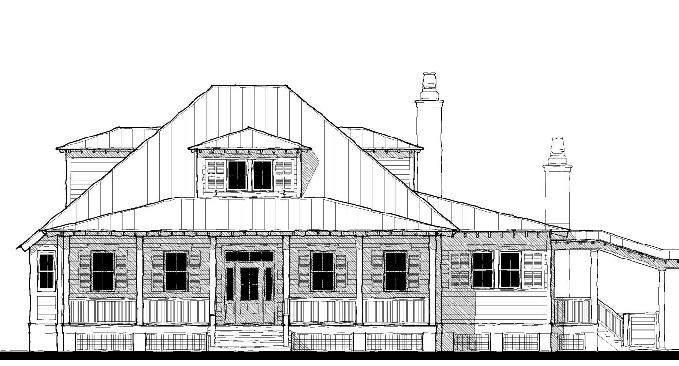 Bermuda Bluff Cottage (14314) — featured elevation