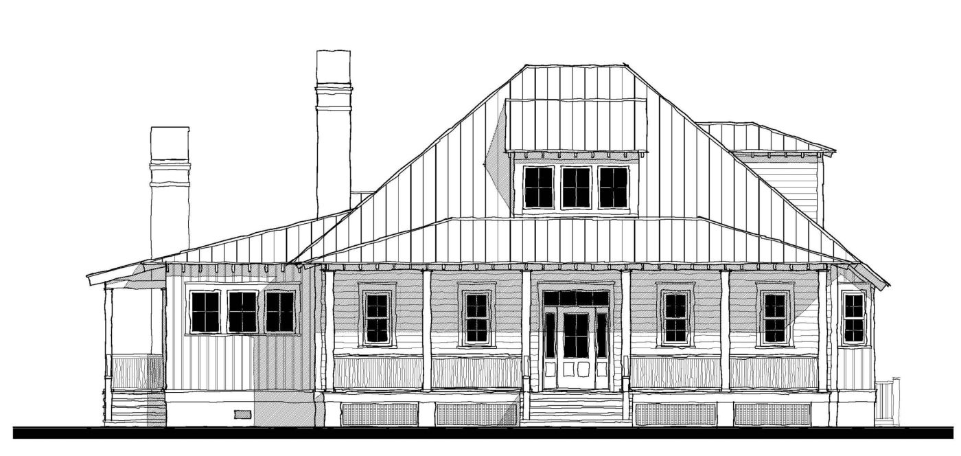 Bermuda Bluff Cottage (18356) — featured elevation