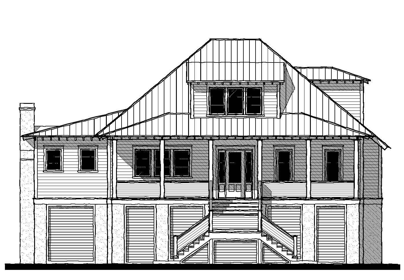 Bermuda Bluff Cottage (19301) — featured elevation