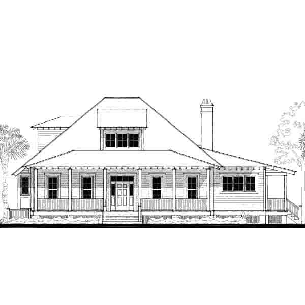 Bermuda Bluff II (05324) — featured elevation