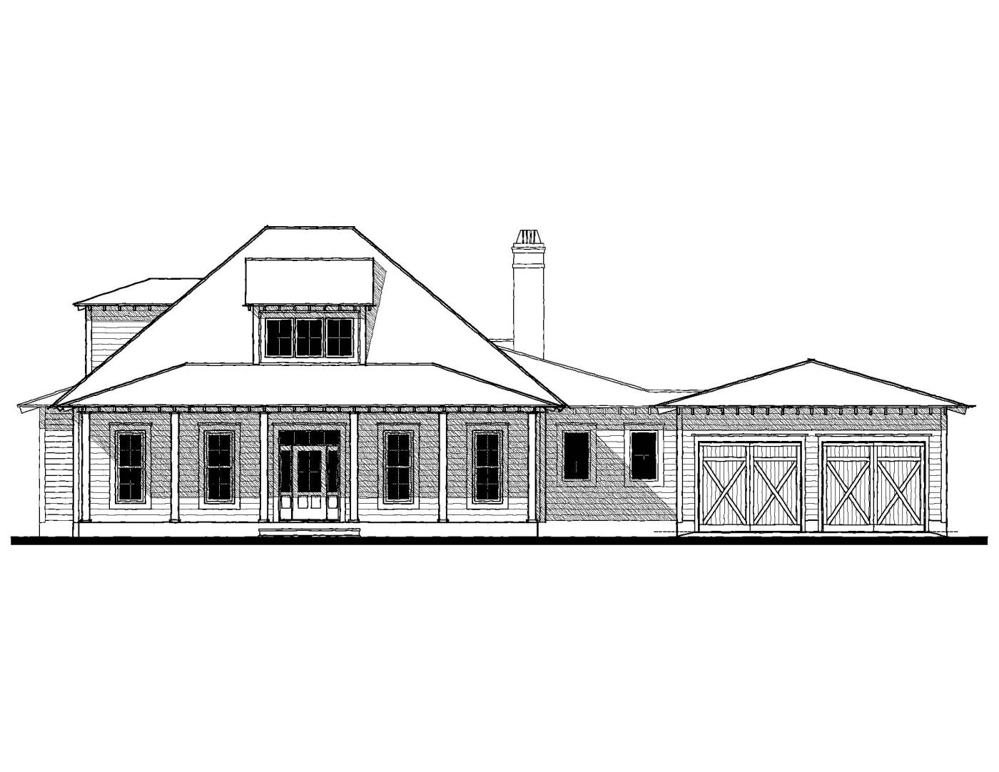 Bermuda Bluff II (11386) — featured elevation