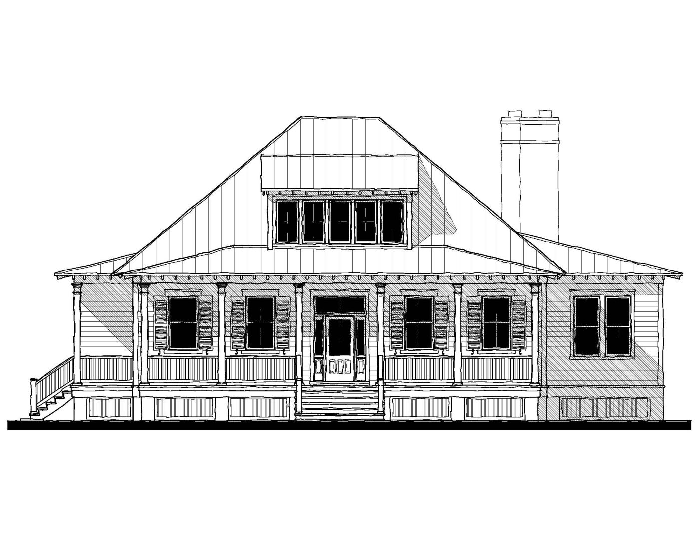 Bermuda Bluff II (17325) — featured elevation