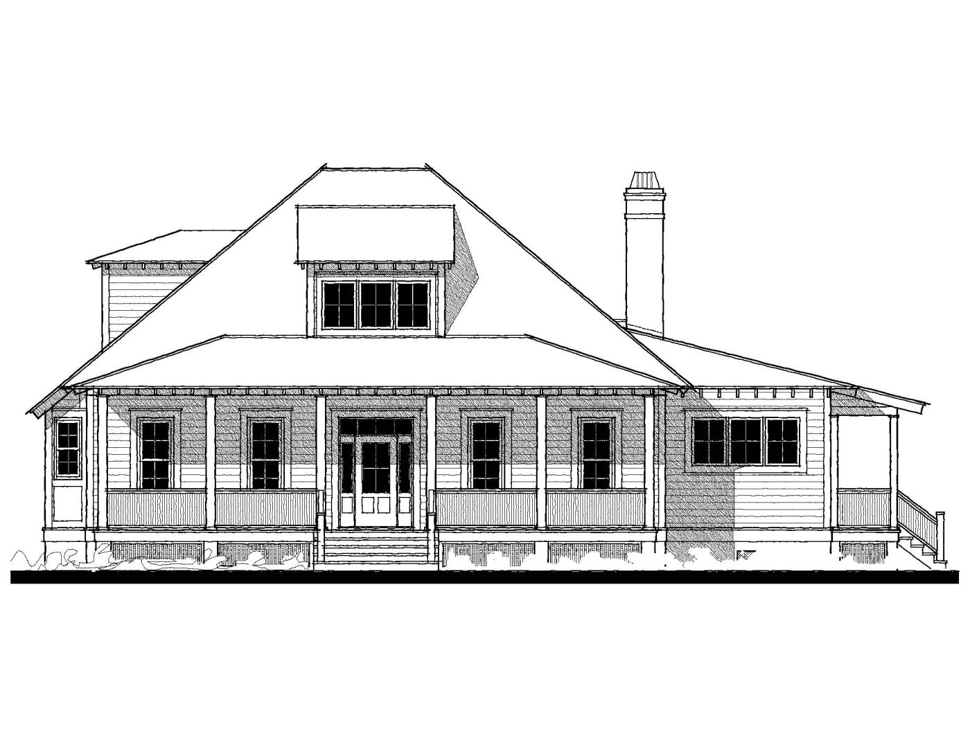 Bermuda Bluff II — featured elevation