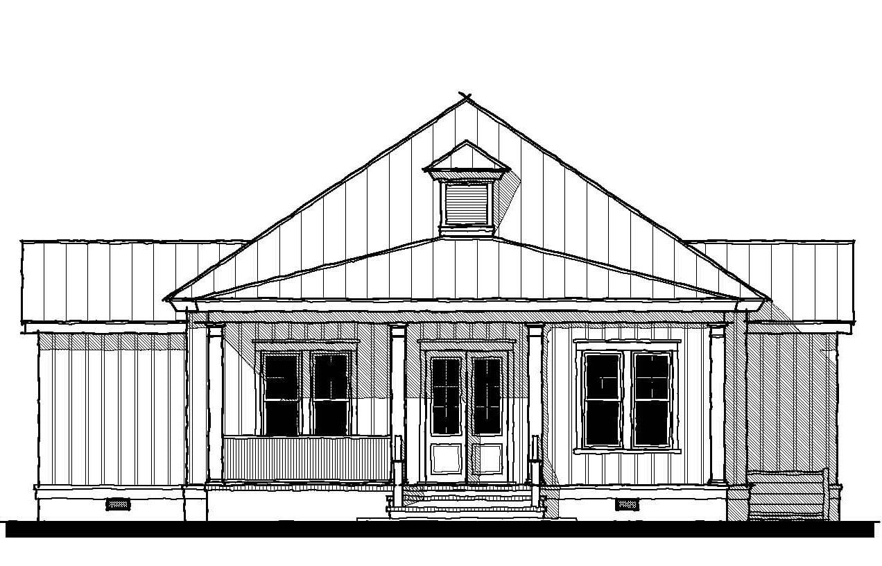 Bluffton Cottage (16130) — featured elevation