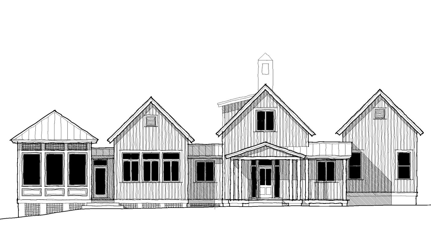 Brays Island Retreat (9636) — featured elevation